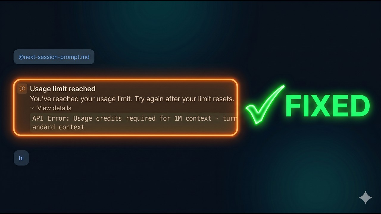 Claude Code 'Usage Limit Reached'? Here's the Fix!