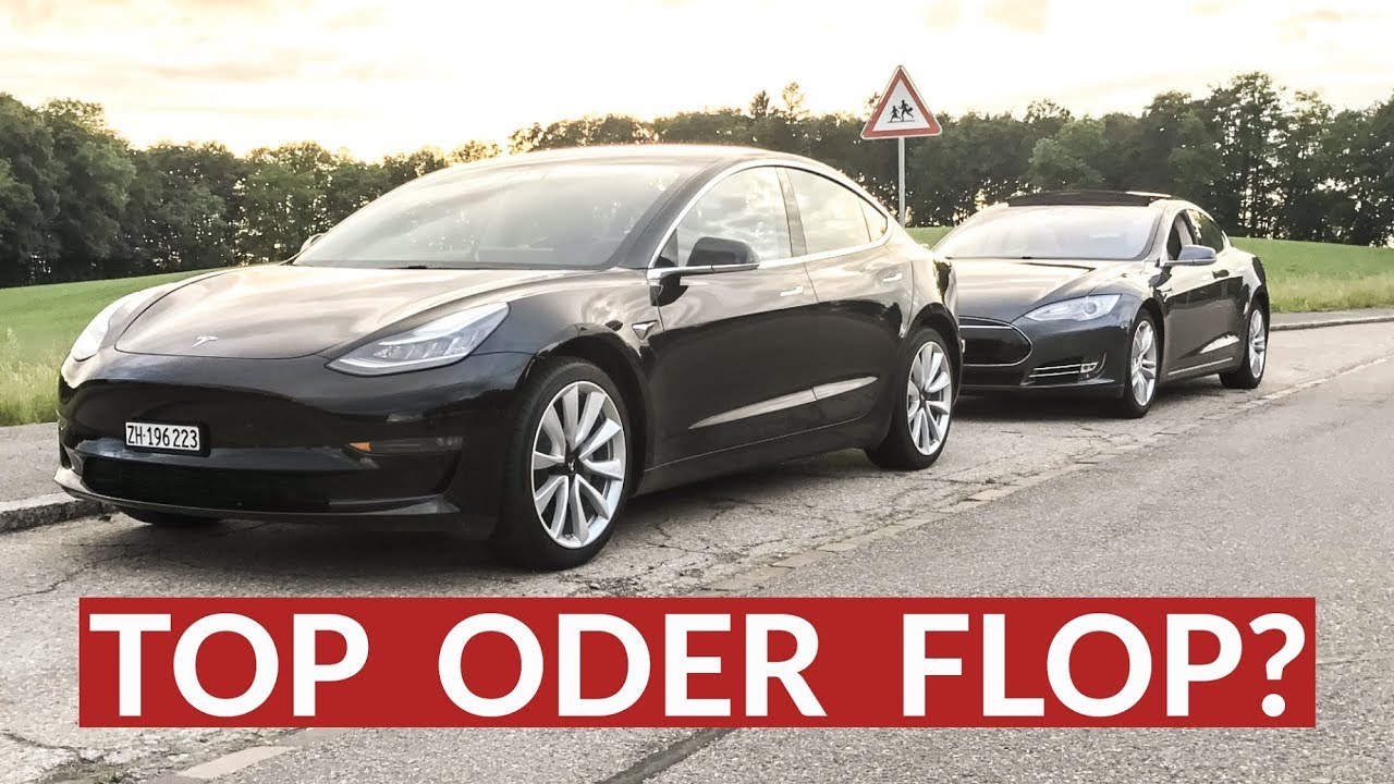 Tesla Model S Fahrer Testet Model 3 - Tesla Model 3 Probefahrt