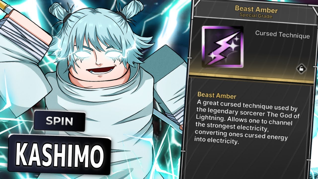 I Survived as 0.1% AWAKENED BEAST AMBER KASHIMO in Jujustu Kaizen Roblox!