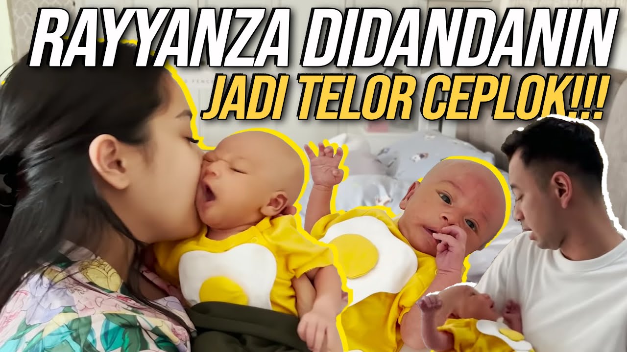 FIX GEMES!!! SEHARIAN RAYYANZA JADI MODEL TELOR CEPLOK....