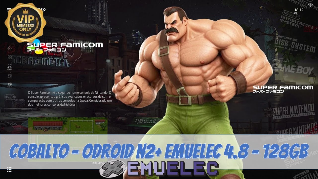 Cobalto Emuelec 128GB - Odroid N2+ (S922X) - EmuELEC 4.8