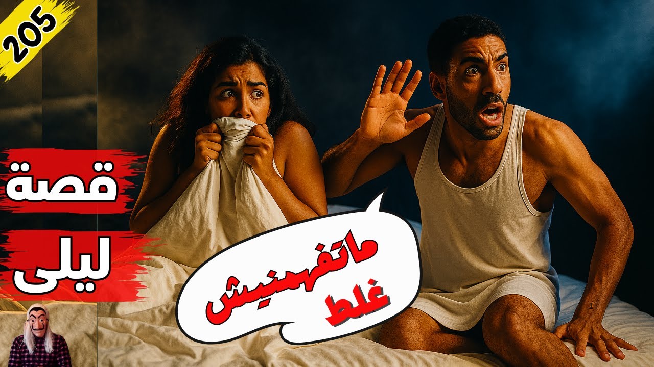 خرجت عريــ ـانة كتجري في الشارع بعدما وقعت الكارثة..قصة ليلى وعجوزتها العمياء. الحلقة 205
