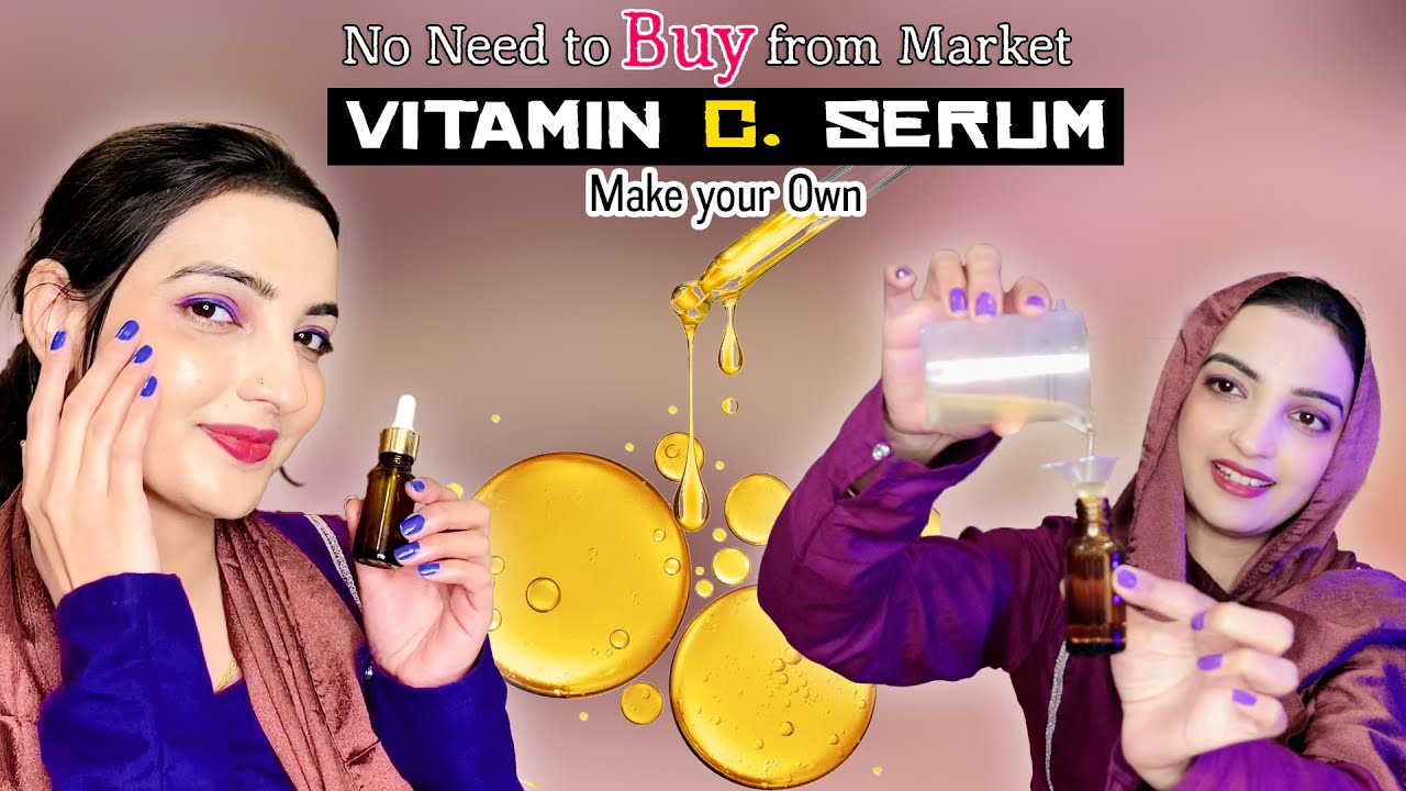 Youthful Glowing Skin *Challenge 😱 DIY Vitamin C Serum Soft, Plump Skin at Home