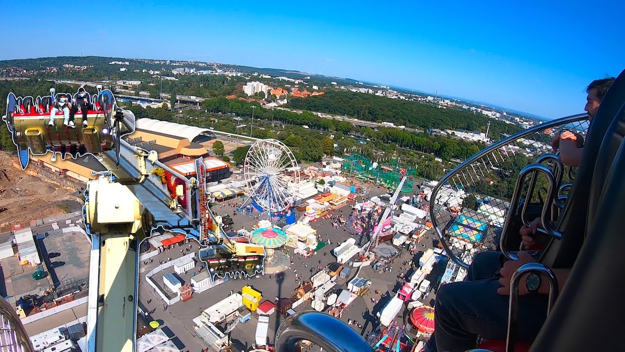 Gladiator  | Dippemess-Park Frankfurt 2021 Onride POV & Offride