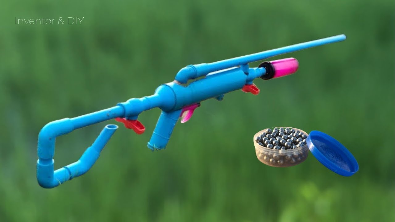 Creative | Easy Create Slingshot  toys  using mini Alcohol PVC Slingshot