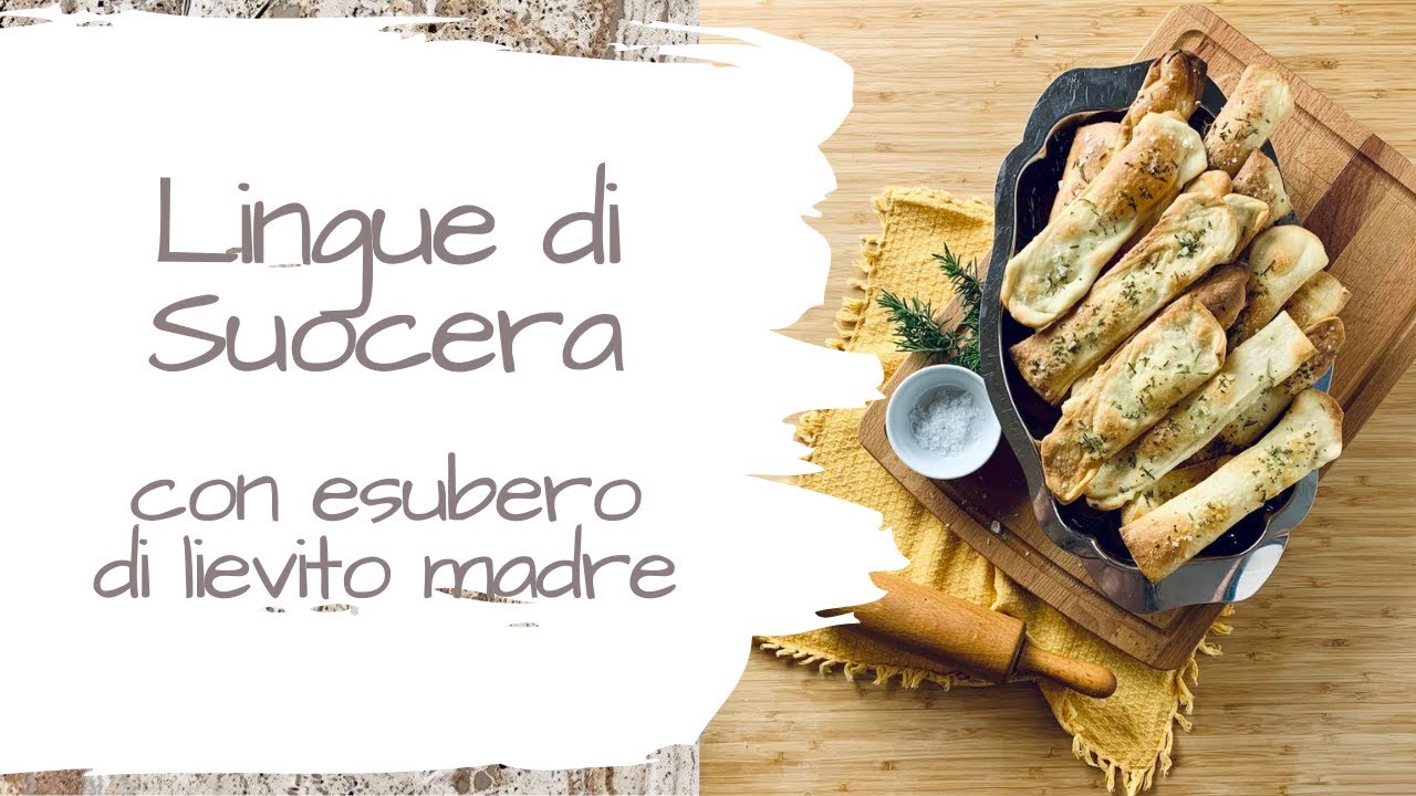 Lingue di suocera con esubero di lievito madre | Cosfacose