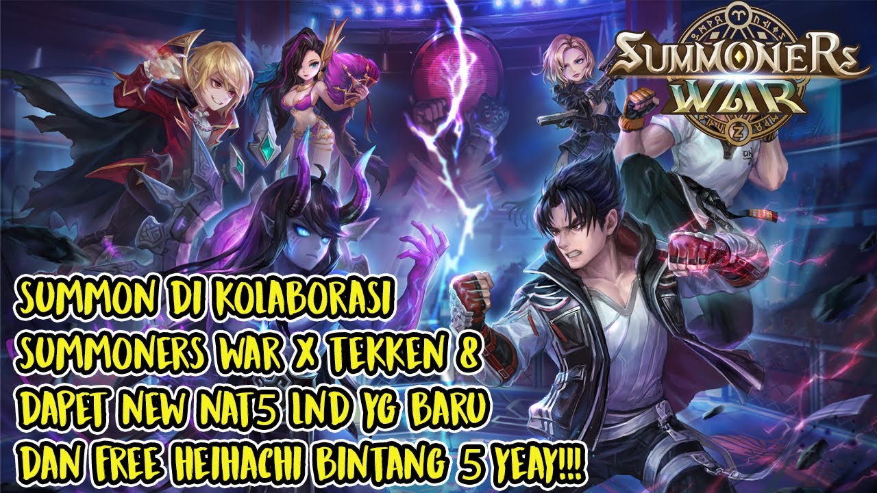 Summoners War - Summon kolaborasi tekken malah dapet LND nat5??!!
