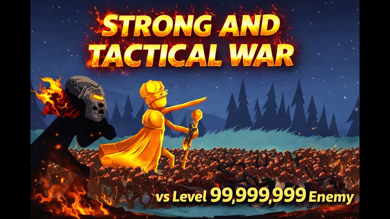 Stick War Legacy vs Level 99,999,999 Enemy | STRONG AND TACTICAL WAR