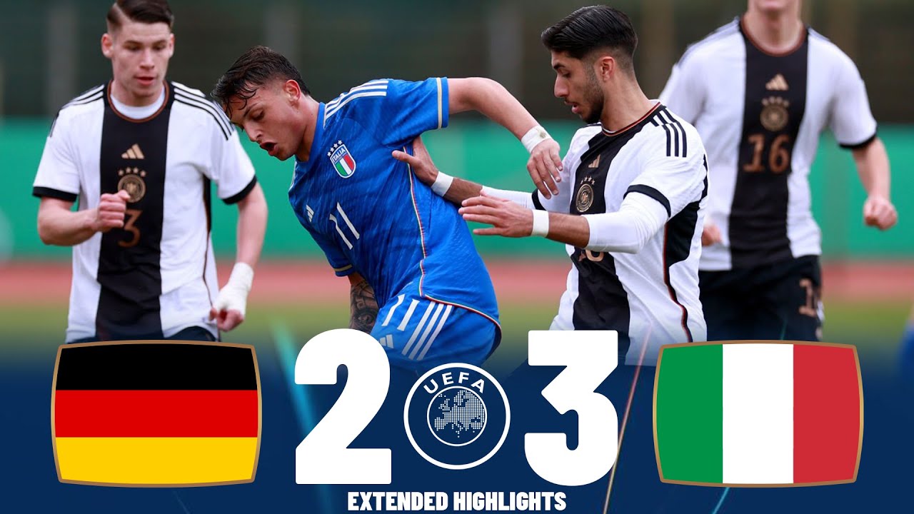 Italy vs Germany | Highlights | U19 Euro Qualifiers 22-03-2023