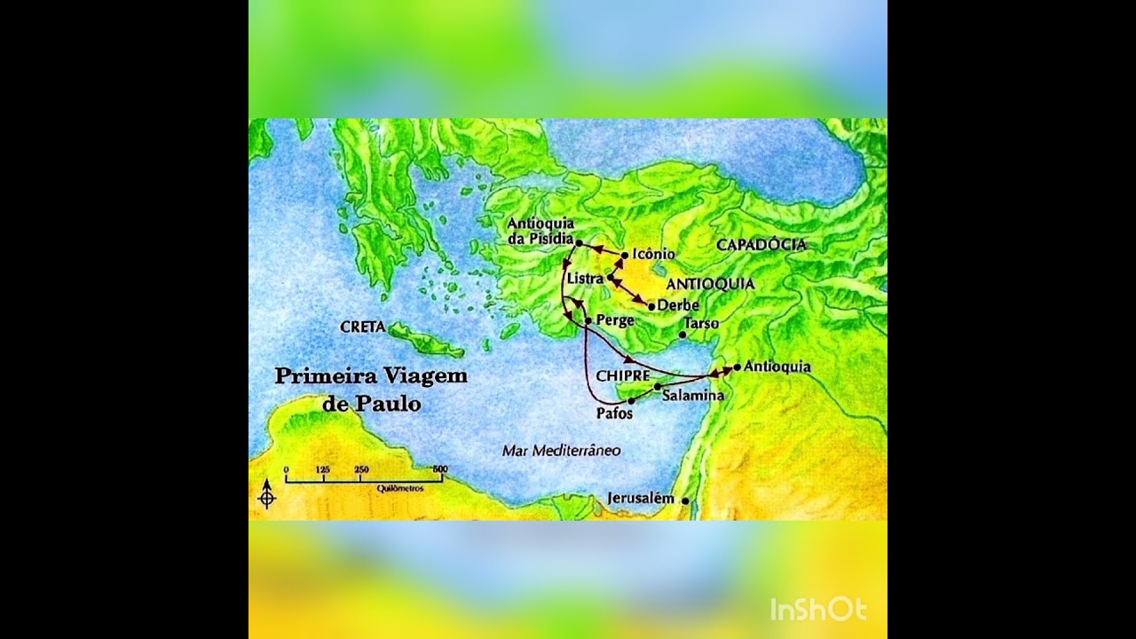 Estudo Bíblico: A primeira viagem missionária de Paulo, Atos 13'14'15.