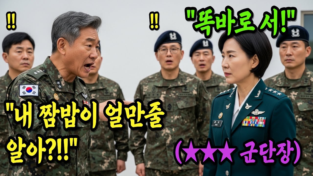 707 최연소 중장을 '미친년'이라며 무시한 육군 소장, 다음날 연병장 앞에서 발가벗겨져 무릎꿇고 마는데..