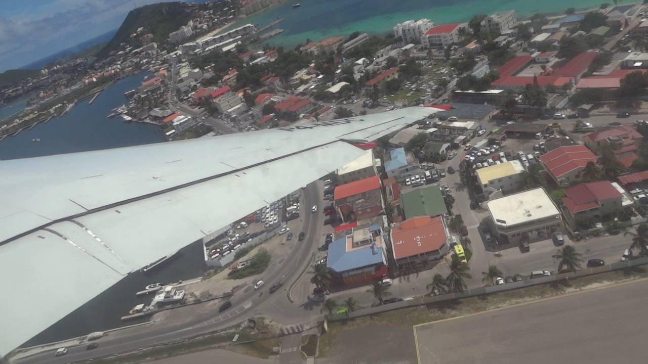 Insel Air MD-80 Takeoff St. Maarten bound for Willemstad Curacao