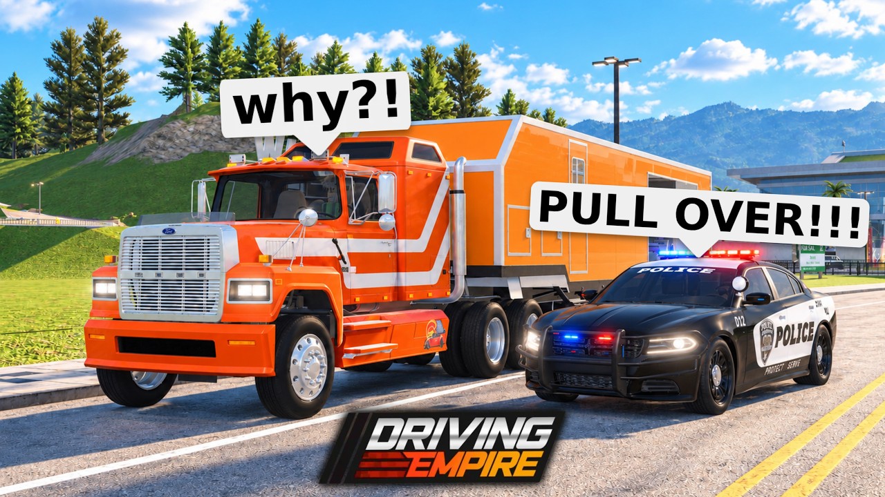 Меня ОСТАНОВИЛА полиция в Driving Empire...