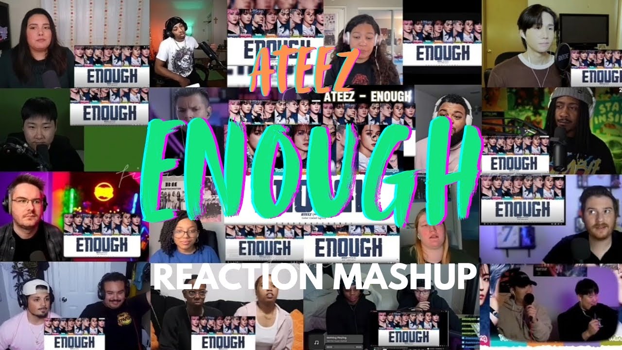 ATEEZ (에이티즈) - 'Enough' Color coded lyrics REACTION MASHUP