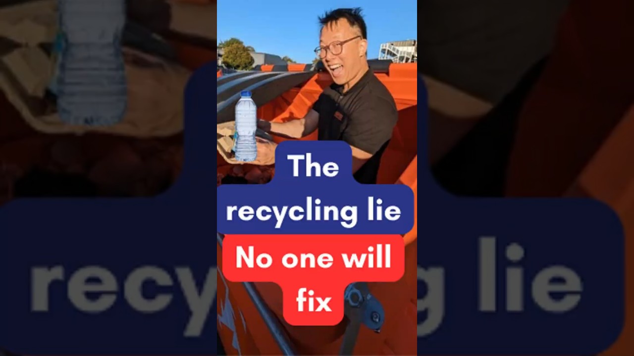 The recycling line that no one will fix  #sustainability #greenwashing #recycling #trump #learning