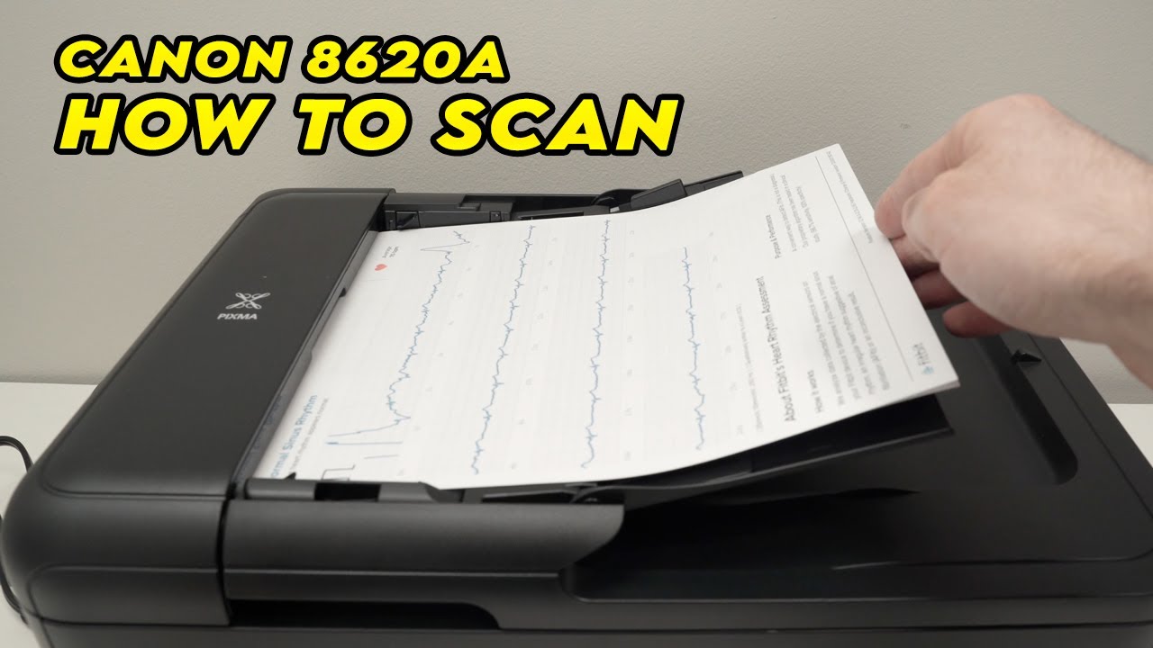 Как сканировать с помощью принтера Canon Pixma TR8620a и TR8622