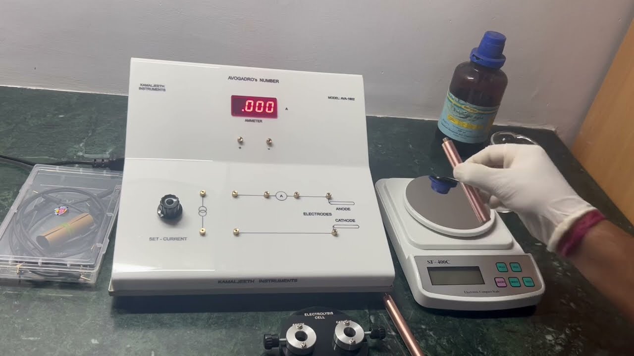User Guide: Avogadro’s number by electrolysis technique by Kamaljeeth Instruments