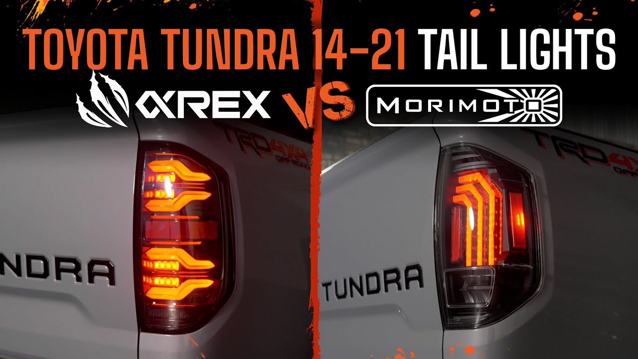 Сравнение задних фонарей Alpharex Luxx и Morimoto XB LED Tundra | Полное сравнение и обзор