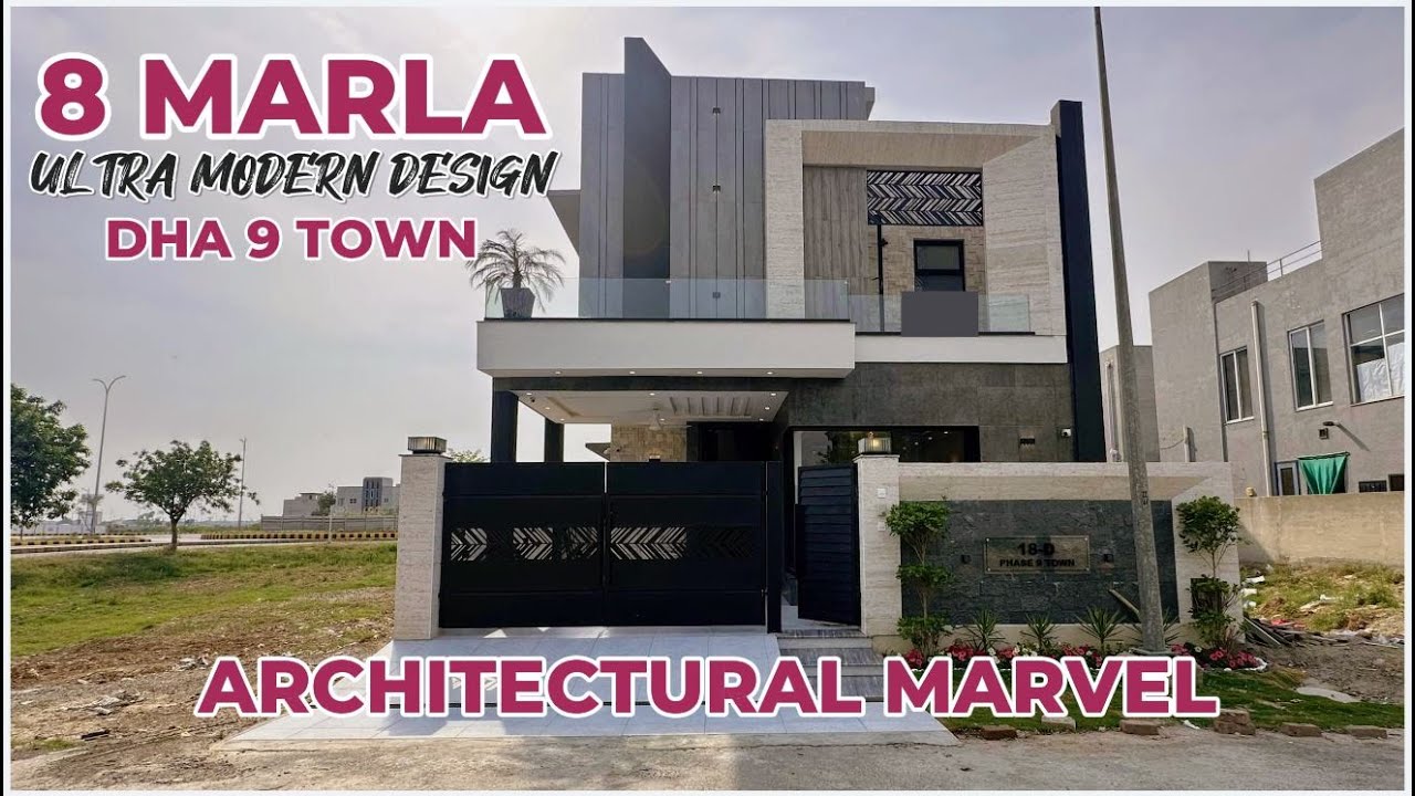 8 Marla House DHA | Modern & Architectural Marvel | Luxurious House | DHA Ph 9 Town Lahore