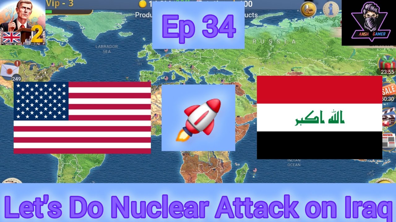 Let's Do Nuclear Attack on Iraq | MA2 President Simulator | #ep34 #simulator #simulation