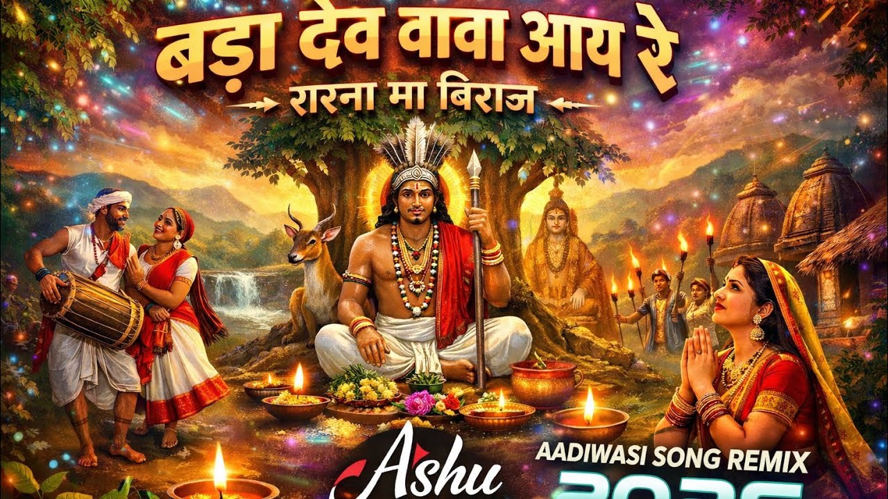Bada Dev Baba Aay Re Sarna Song | Aadiwasi DJ Remix 2026 | CG Tribal Song 🔥 Ashu Music !!