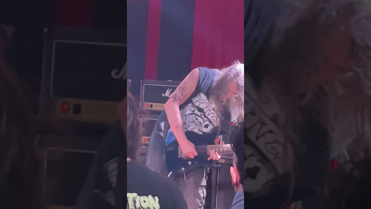 Trey Azagthoth of Morbid Angel. Drunk as hell.