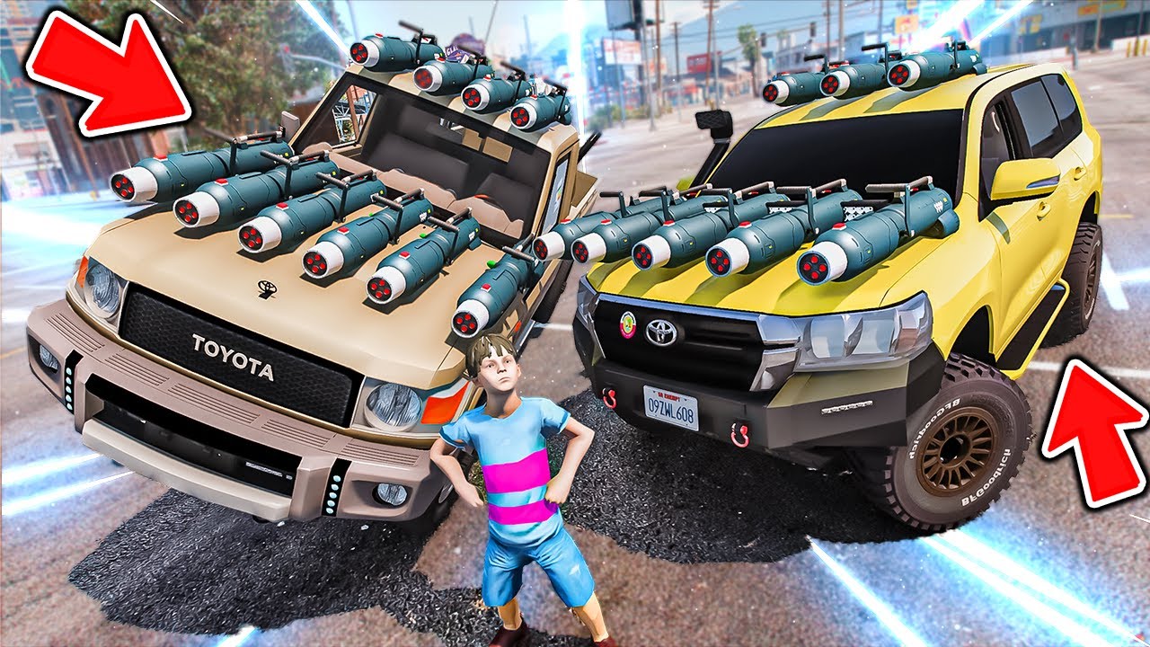 صنع لاندكروزر المدمرة للانتقام من الشاص !! : فلم قراند 5