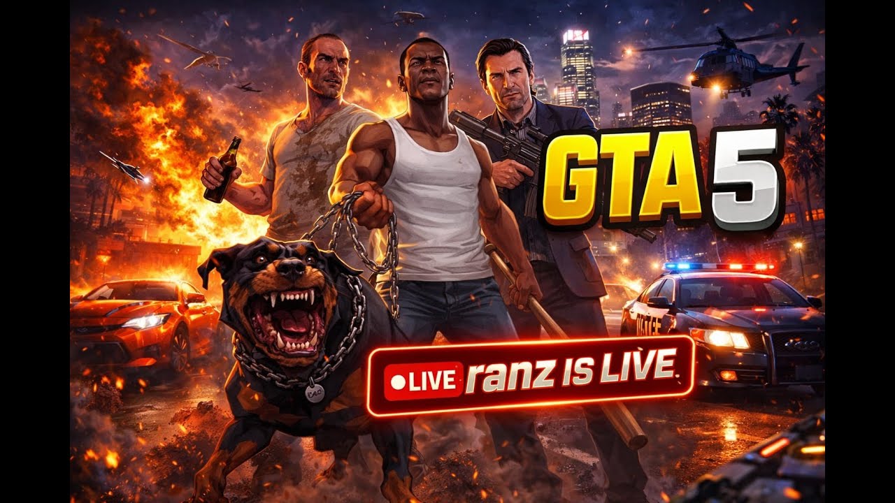 Grand Theft Auto V live stream #gta5cars