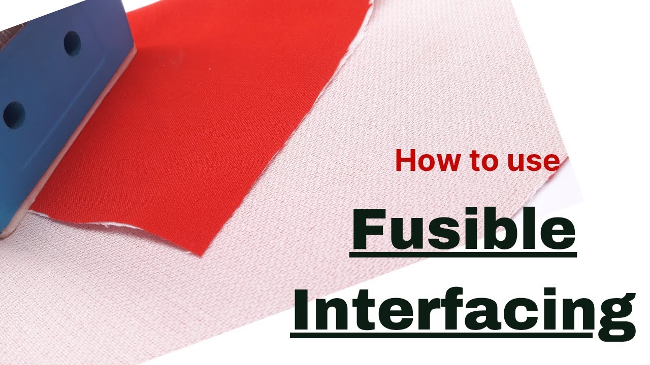 HOW TO Fuse/Use/Attatch Fusible Interfacing/Gum Stay with Fabric Easy for Beginners / TheVeronicaO