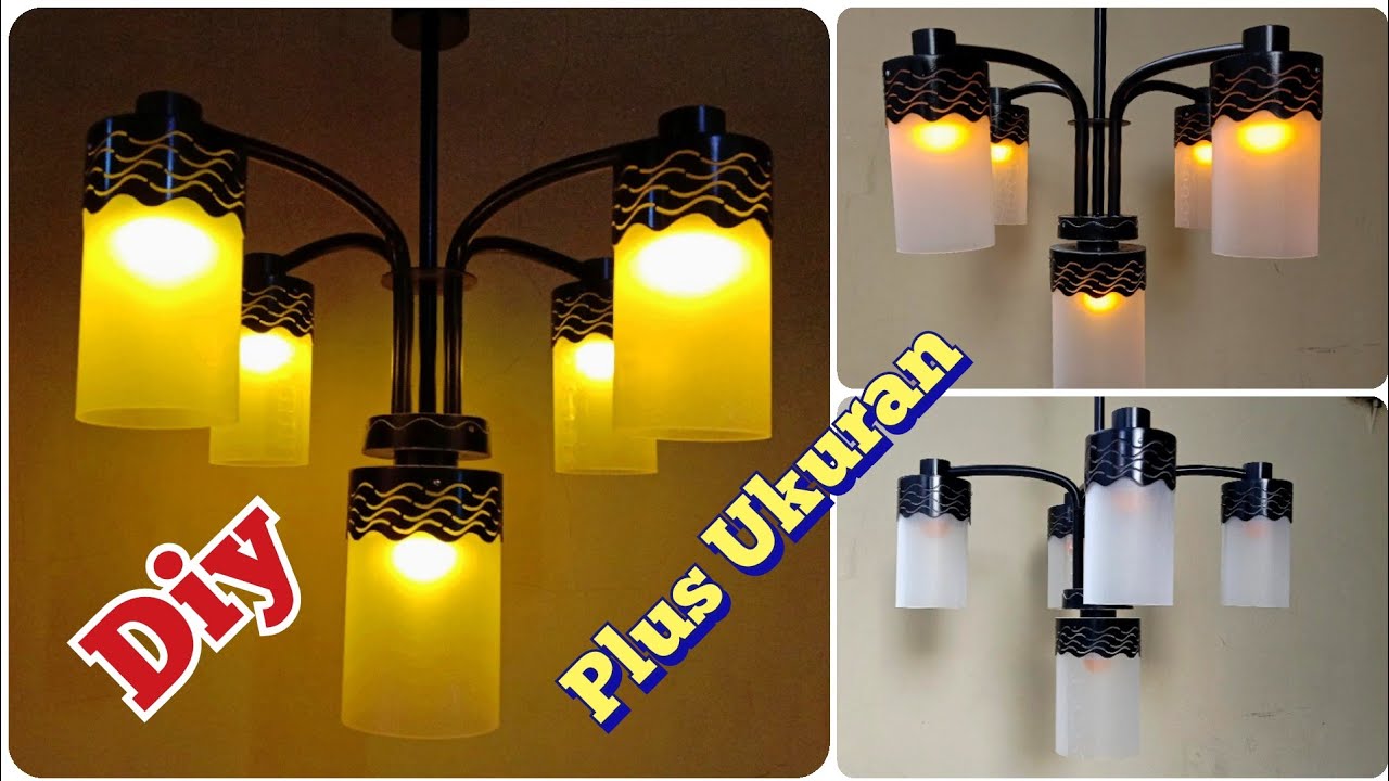 Lampu hias Gantung ruang tamu, teras rumah, cafe dari paralon pvc