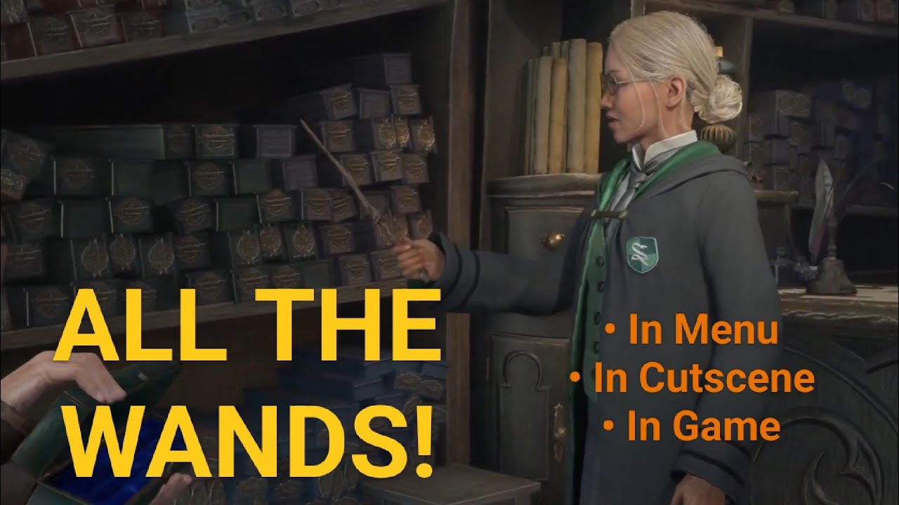 Hogwarts Legacy - All the wands!