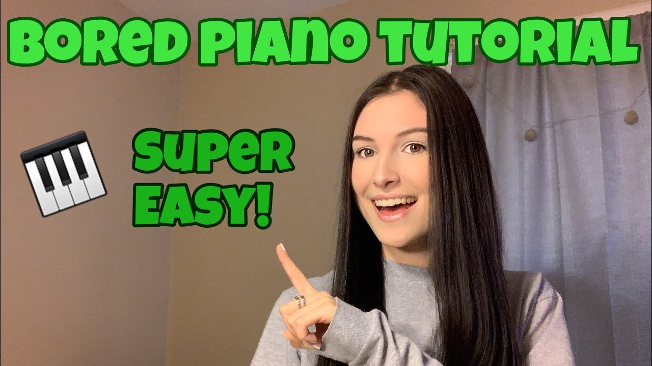 “Bored- Billie Eilish” Piano Tutorial!! Super easy!