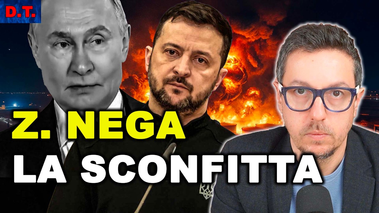 ZELENSKY NEGA LA SCONFITTA MA VUOLE I SOLDATI EUROPEI AL FRONTE
