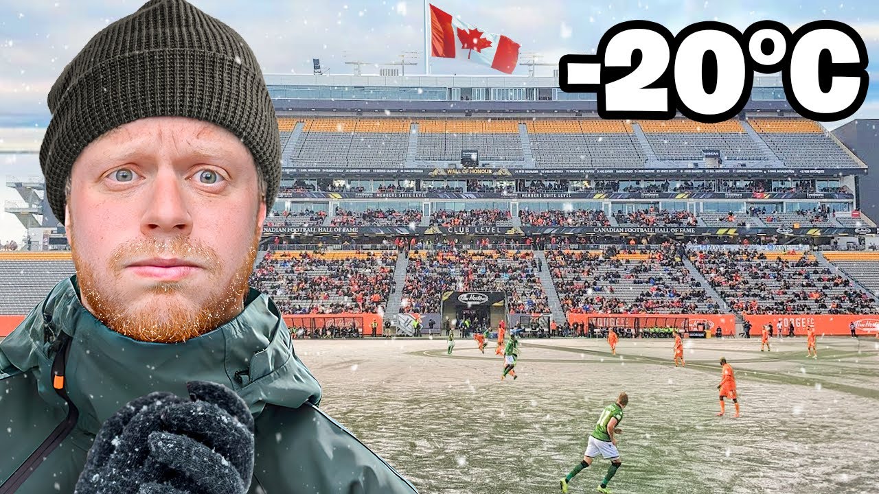 🇨🇦 I Visited The World’s COLDEST Football Stadium