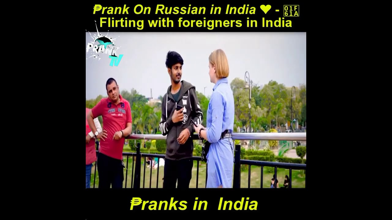 prank on Russian in India Filating 🔥🔥🔥🔥🔥😜