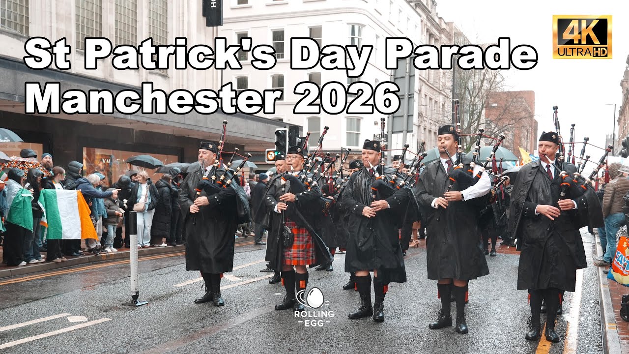 2026 Manchester St Patrick's Day Parade Full Replay 4K