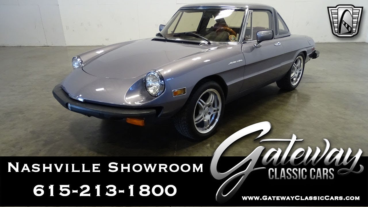 1981 Alfa Romeo Spider For Sale at Gateway Classic Cars, Nashville, #1178