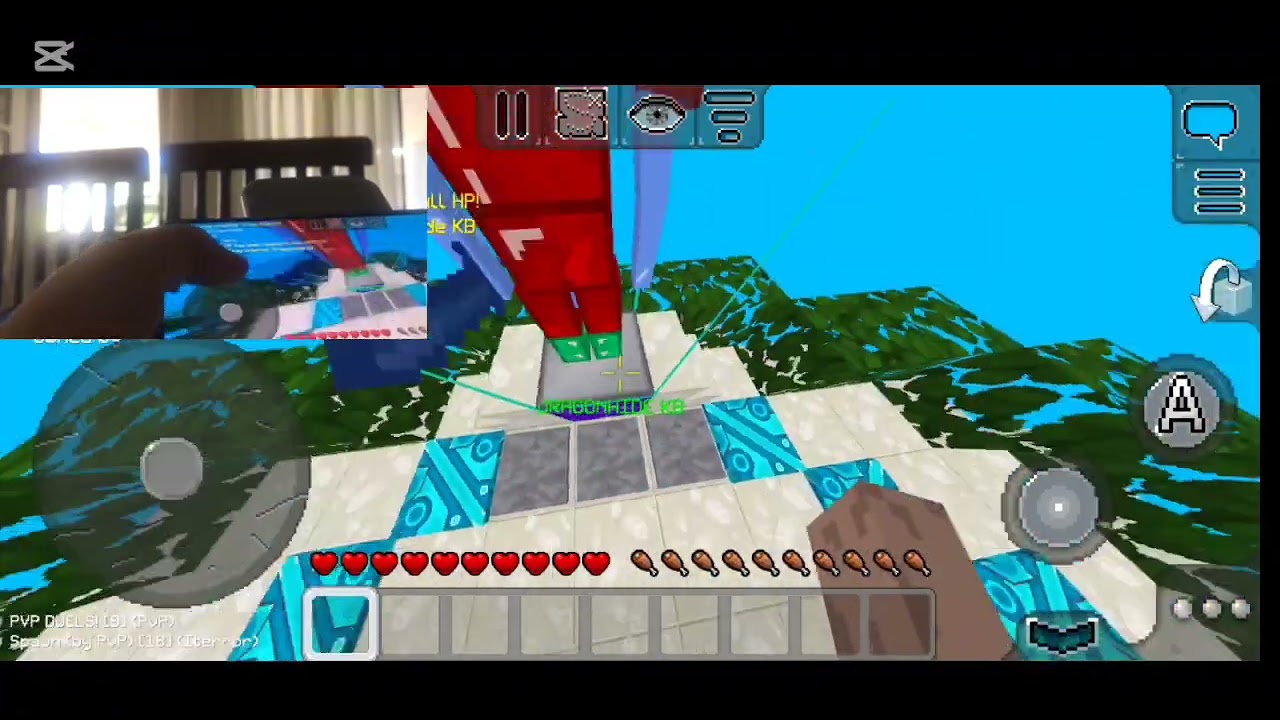 Proving im mobile 5 FINGER HAND CAM 💀🗿😈 @NotManuVerseOfficial im mobile and heres proof #multicraft #mobile