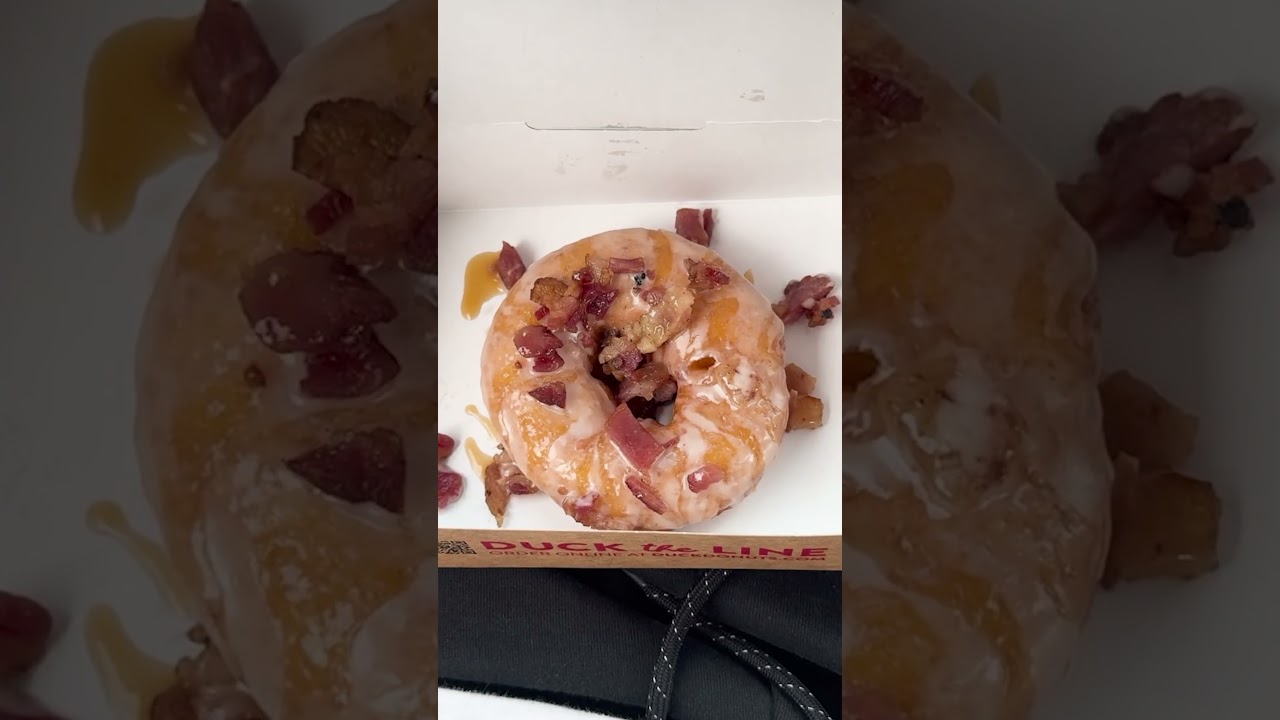 This MAPLE BACON DONUT Is RIDICULOUS. #shorts