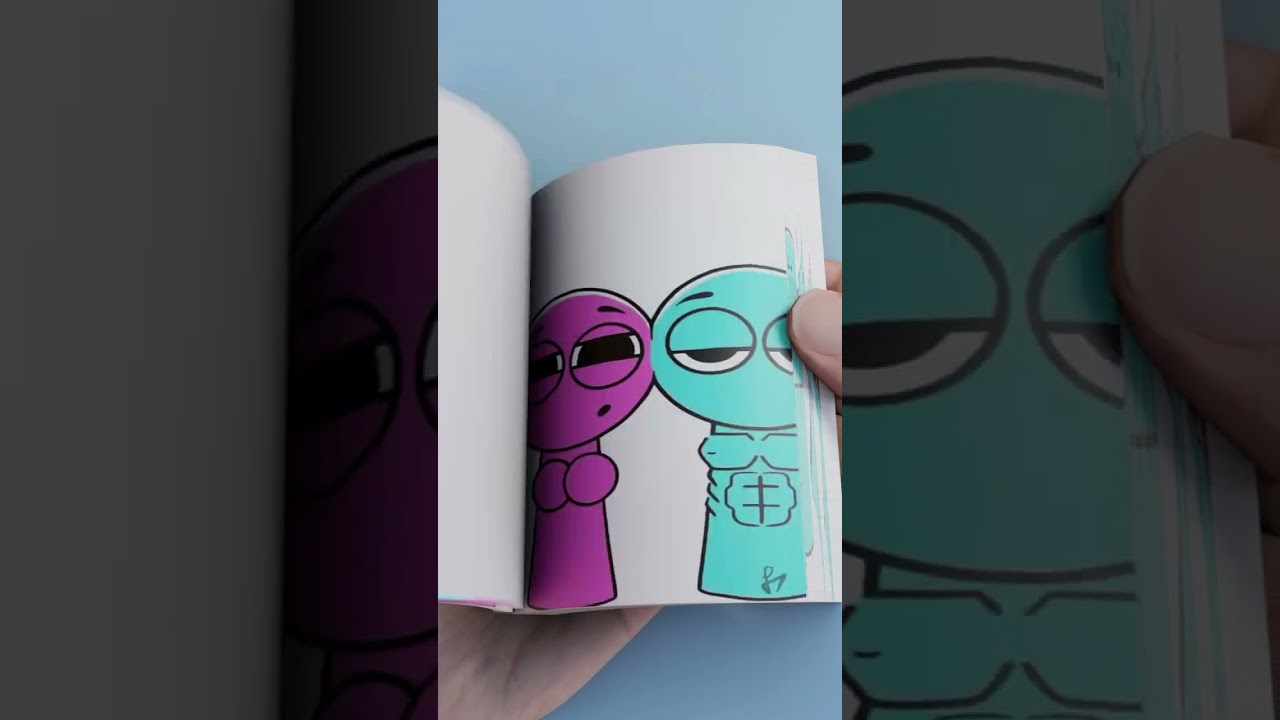 Sprunki OC SemiHemi Phase 4 but PKR Show - Flipbook 