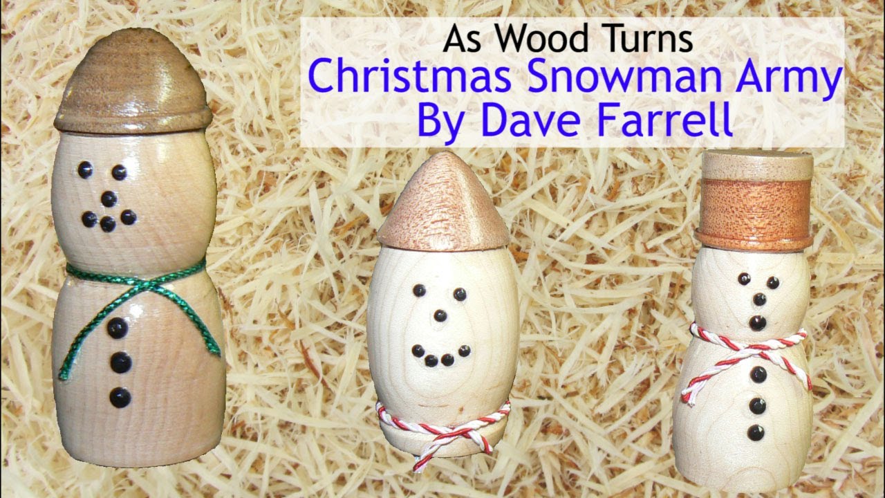 Christmas Ornament Woodturning Challenge - Dave Farrell