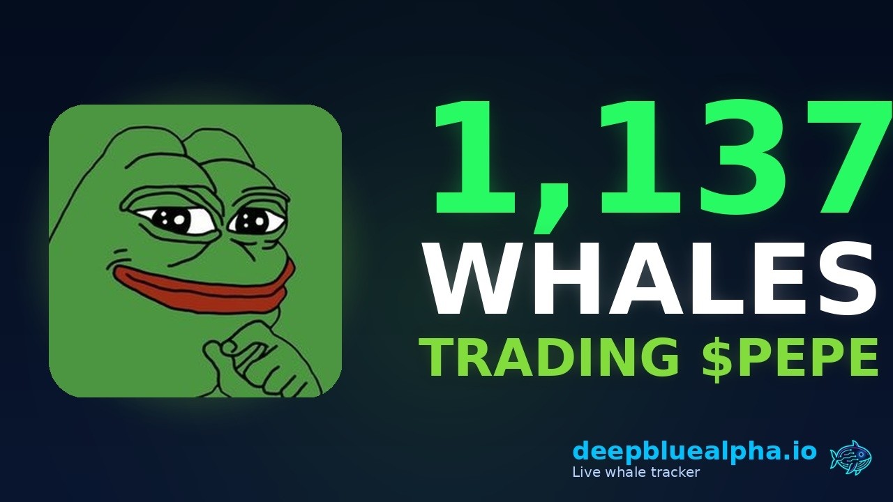 1,137 Ethereum Whales Are Still Trading PEPE &mdash; Here's the Data