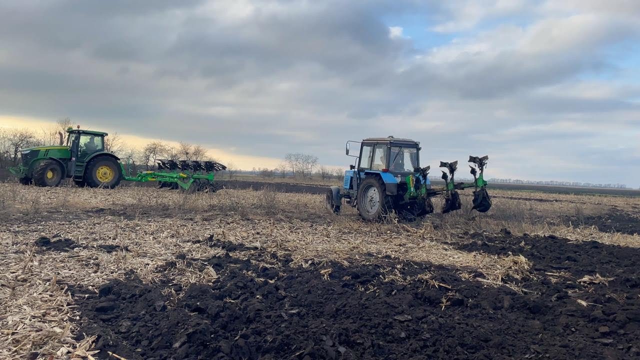 ЗИМОВА Оранка 2025❌ 8 КОРПУСІВ👍МТЗ 892 ПЛУГ ВЕЛЕС АГРО 2+1❗️John Deere 7230R ВЕЛЕС АГРО 5+1❗️