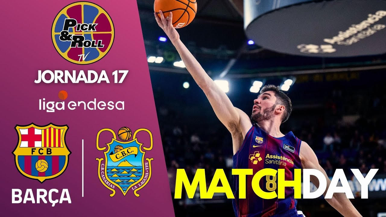 🏀 EN VIVO: BARÇA vs LA LAGUNA TENERIFE |  JORNADA 17 LIGA ENDESA | VÍVELO EN PICKANDROLLTV