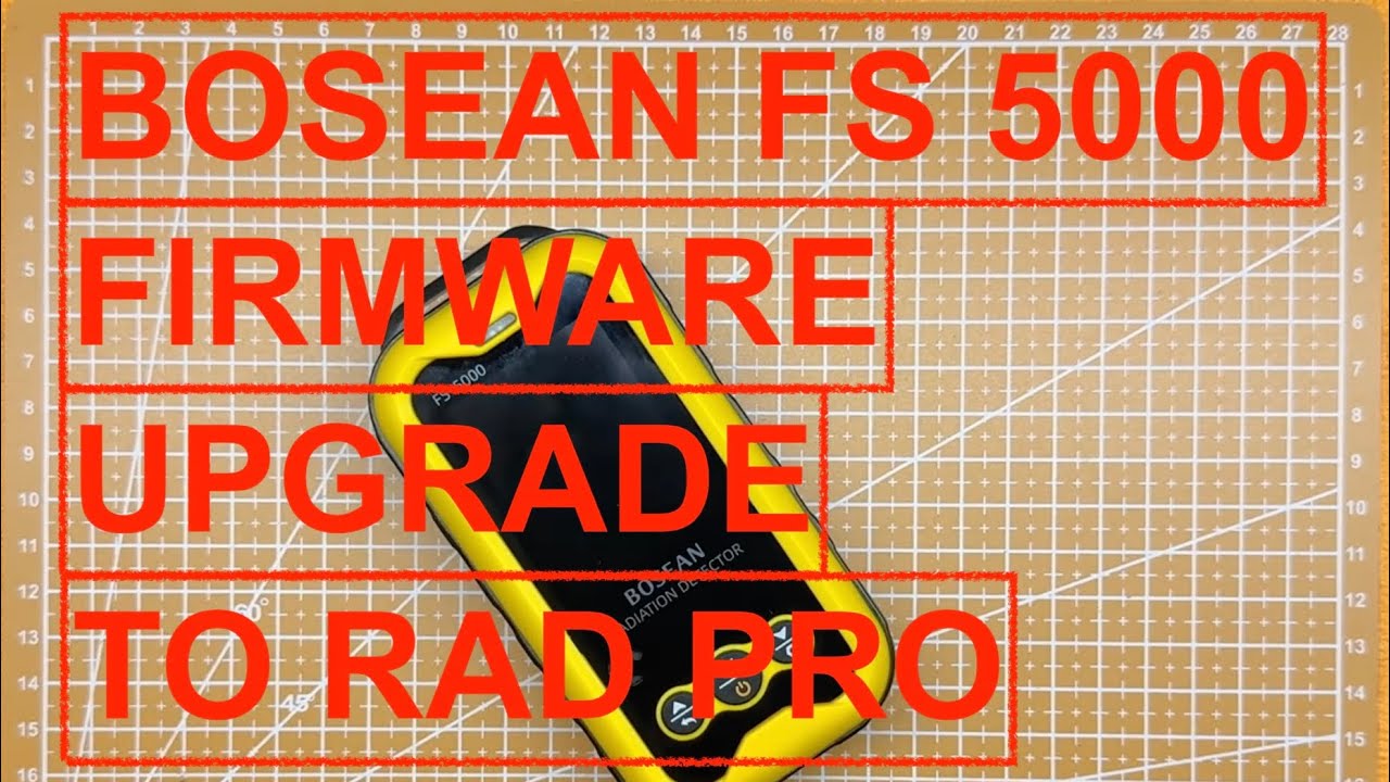 Как обновить прошивку BOSEAN FS 5000 до RAD PRO на компьютере с ОС Windows (E0113)
