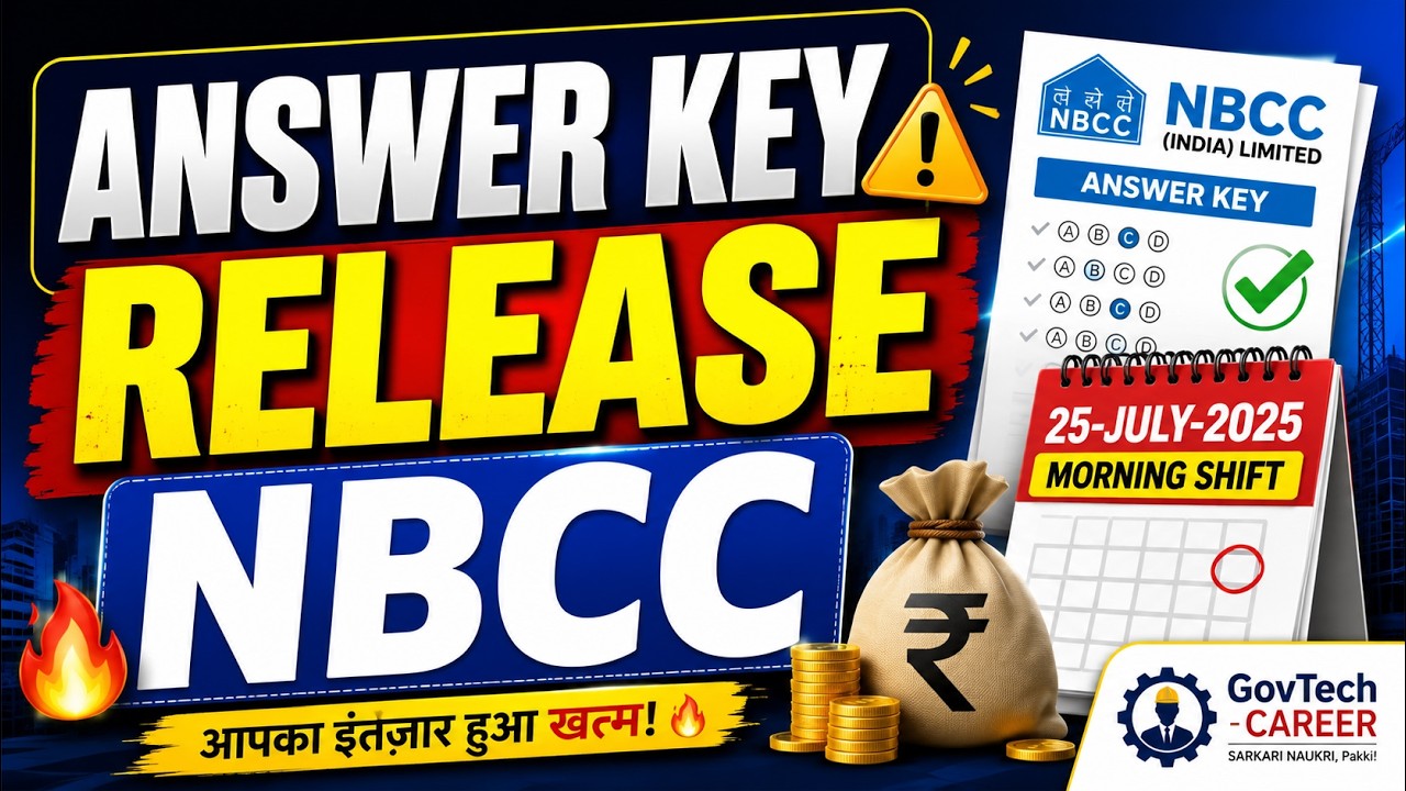 NBCC Answer Key 2026 Released | Check Response Sheet & Raise Objection | Direct Link 🔥