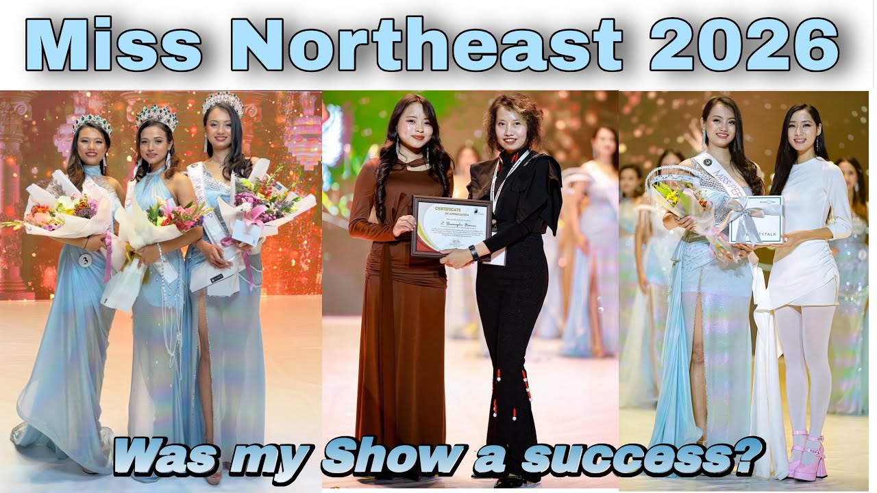 My day as the Official Evening Gown Designer for Miss Northeast 2026 | Benwang Fashion | 📍Kohima |