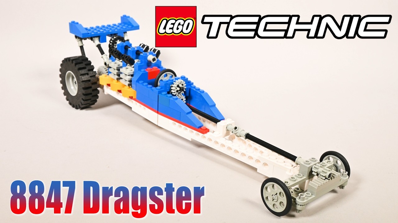 Почему такой редкий? - Обзор - LEGO Technic 8847 Драгстер 1983 года #lego #technic #grohl666