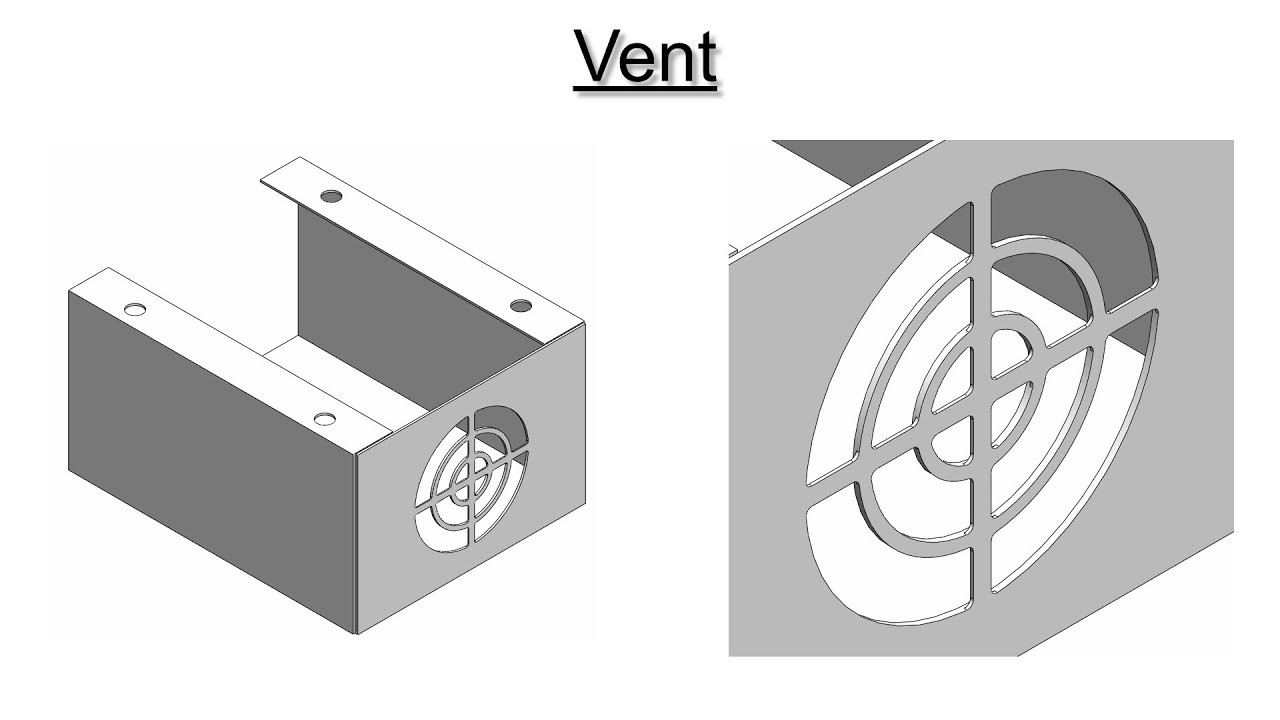 ⚡Solidworks Tutorial | Vent Solidworks