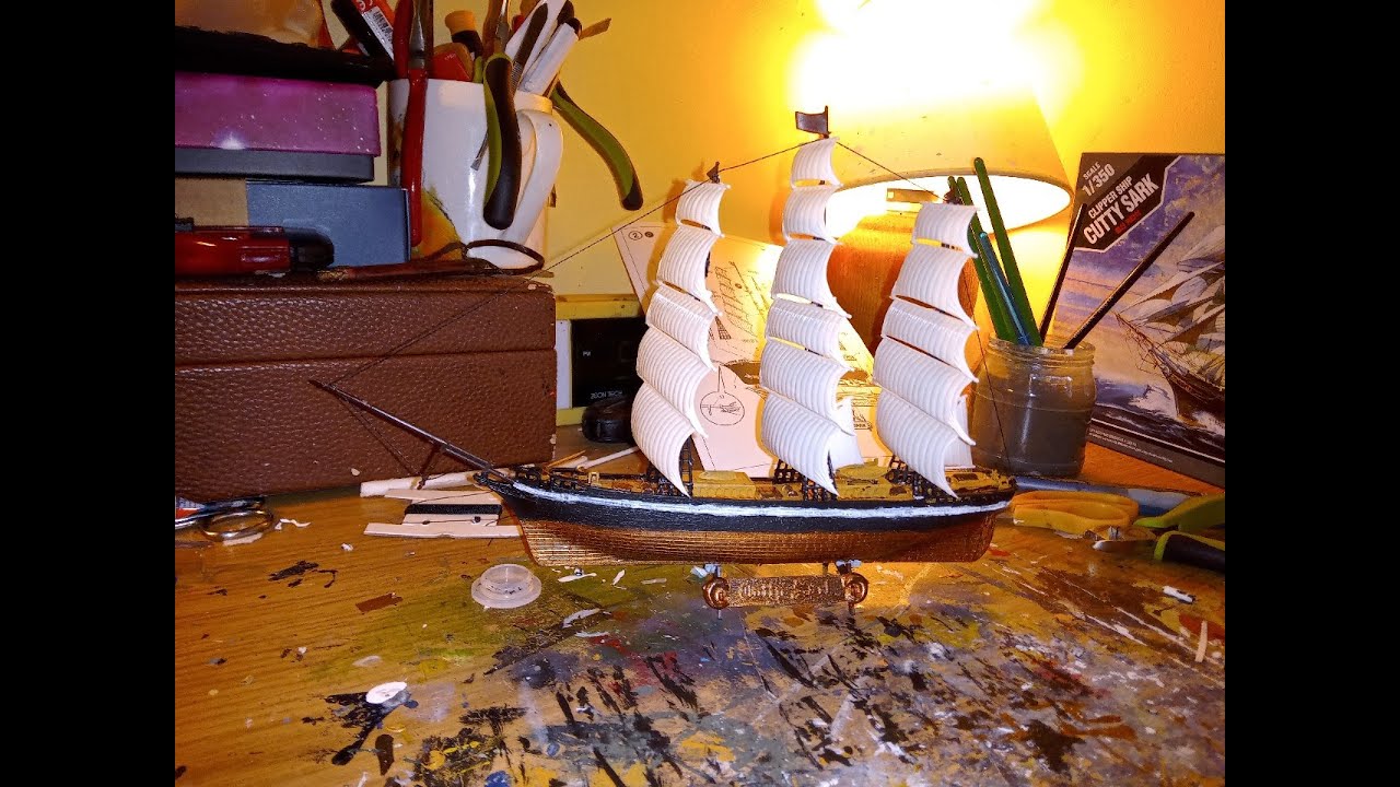 Academy Hobby - Cutty Sark - 1/350 - Model Building Video